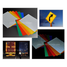 Adhesive Reflective paper with high intensity grade